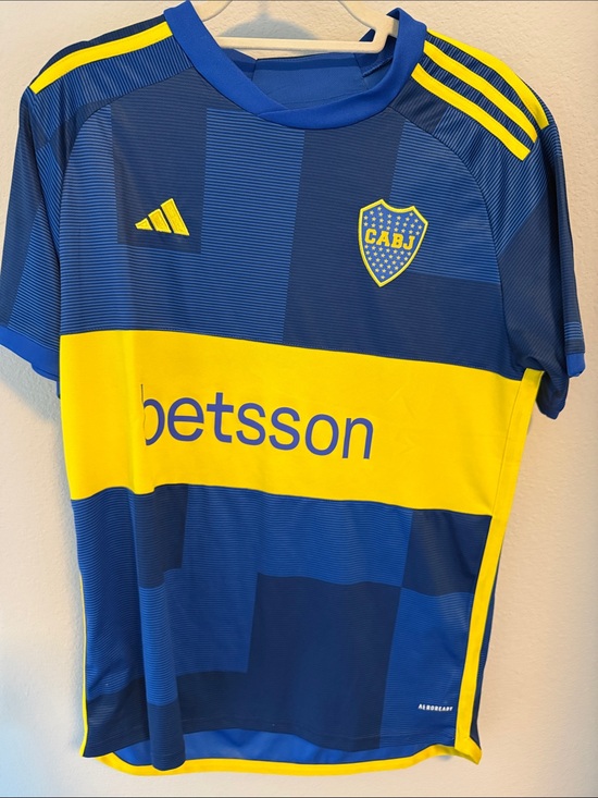 adidas Other - adidas Men’s Blue and Yellow Boca Juniors Soccer Jersey - CABJ